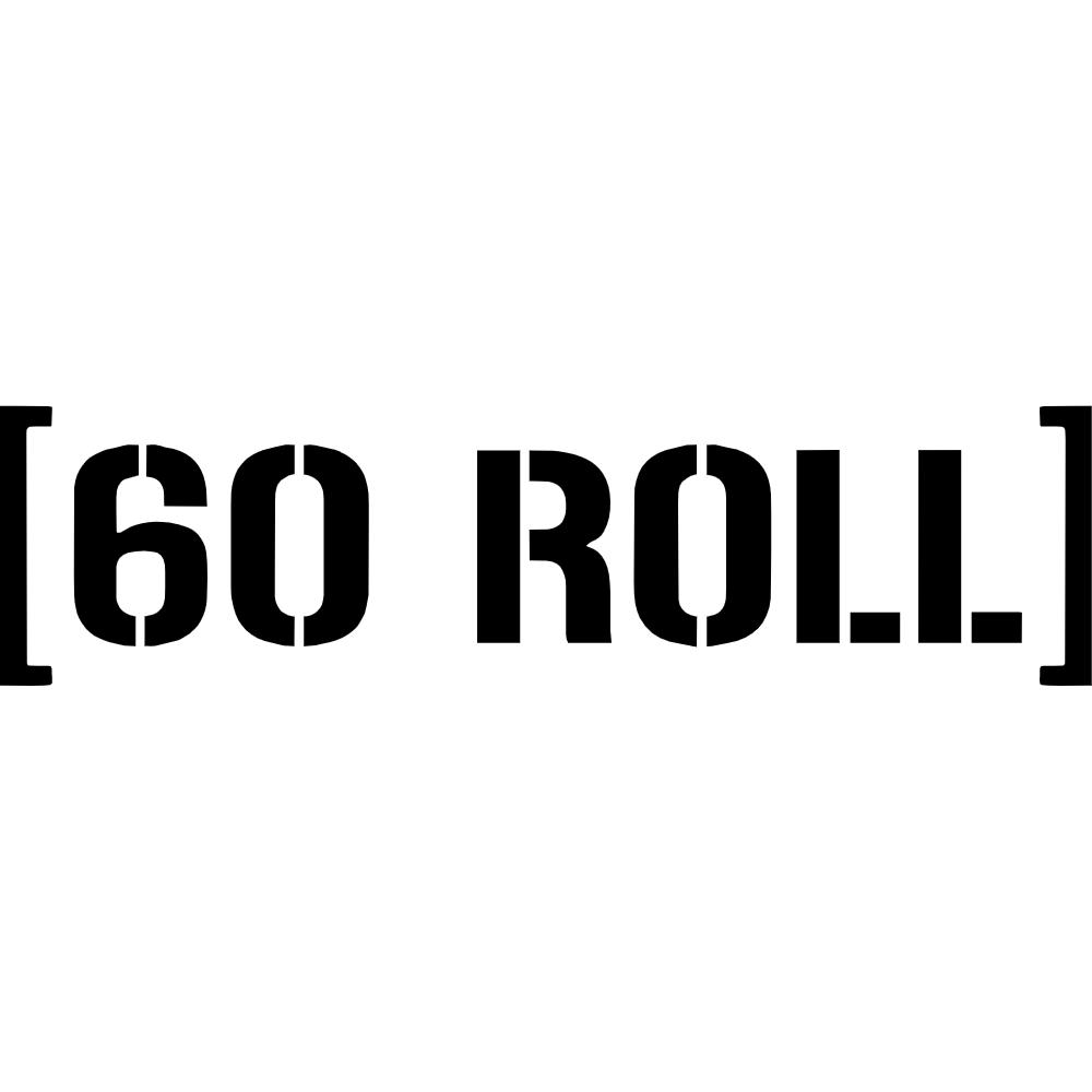 60 Roll Decal