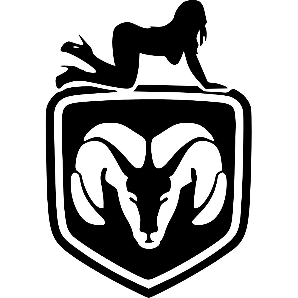 Dodge Girl Decal