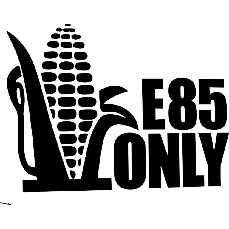 E85 Only Corn Decal
