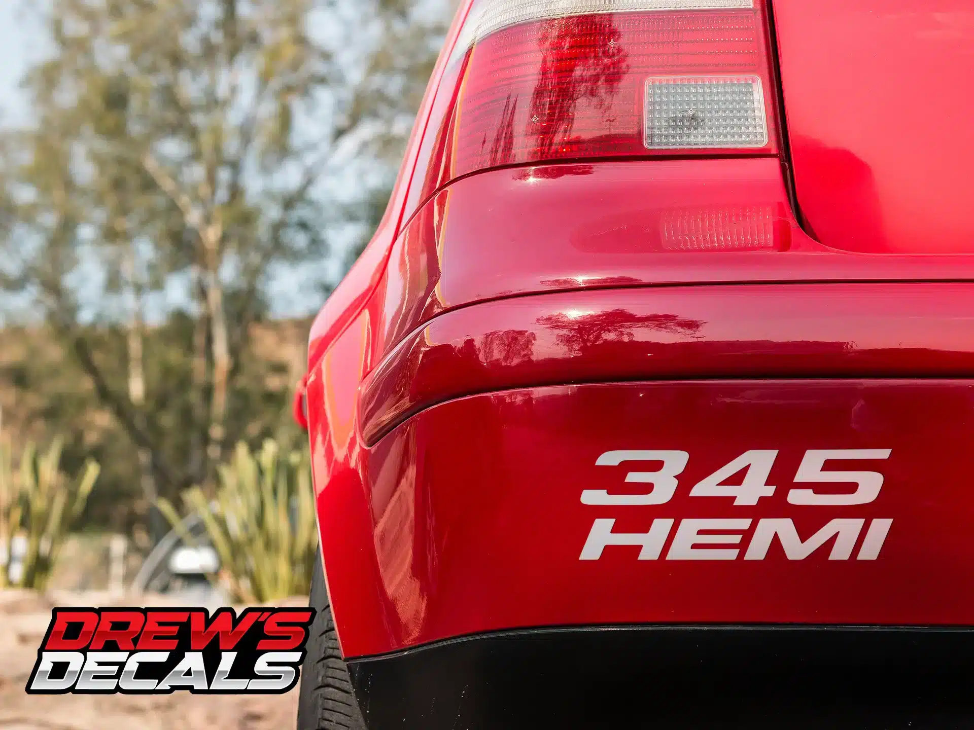 345 Hemi Decal