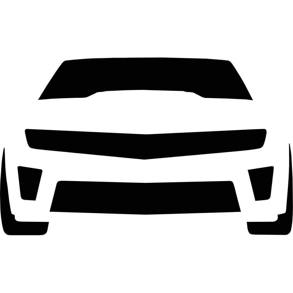 Chevy Camaro ZL1 Grille Silhouette Decal