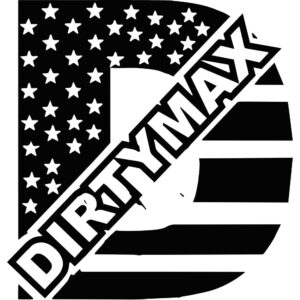 Duramax Dirtymax American Flag Decal