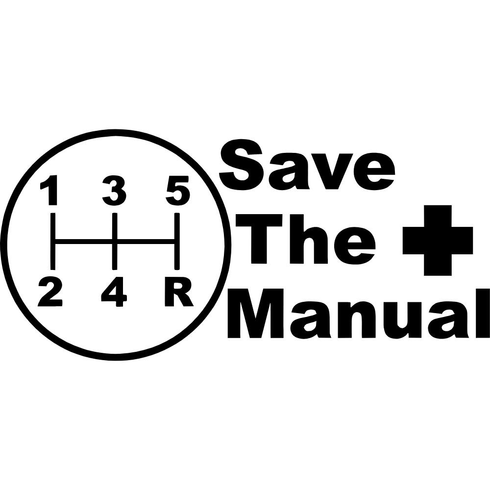Save The Manual Decal
