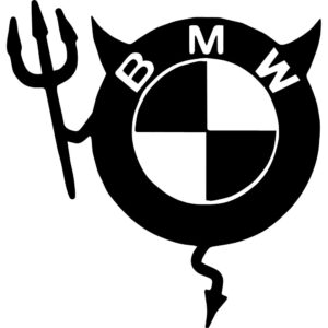 BMW Devil Decal