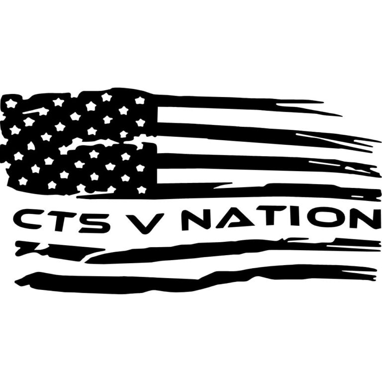 Cadillac CTS-V Nation Decal