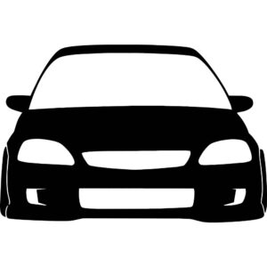 Honda Civic Silhouette Decal