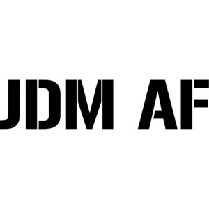JDM AF Decal