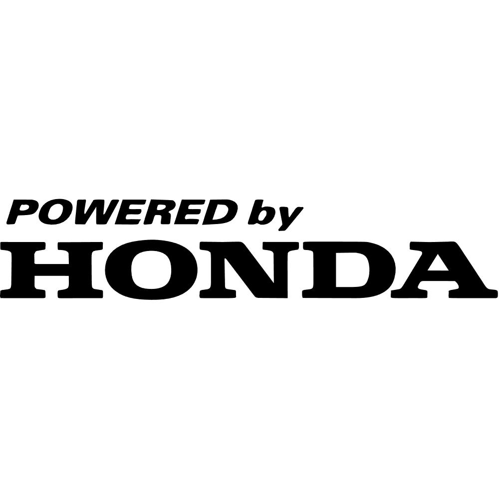 Powered By Honda Decal sticker