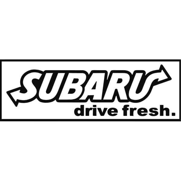 Subaru Subway Drive Fresh Decal
