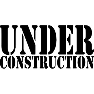 Under Construction Decal