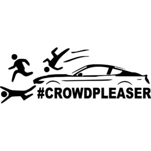 Crowd Pleaser Mustang Decal