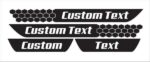 Dodge Dart Honeycomb Door Sill Decals