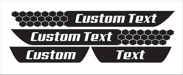 Dodge Dart Honeycomb Door Sill Decals