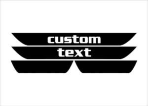 Dodge Charger Door Sill Decals