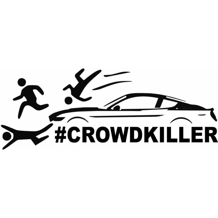 Crowd Killer Mustang Decal