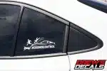 Crowd Control Mustang Decal