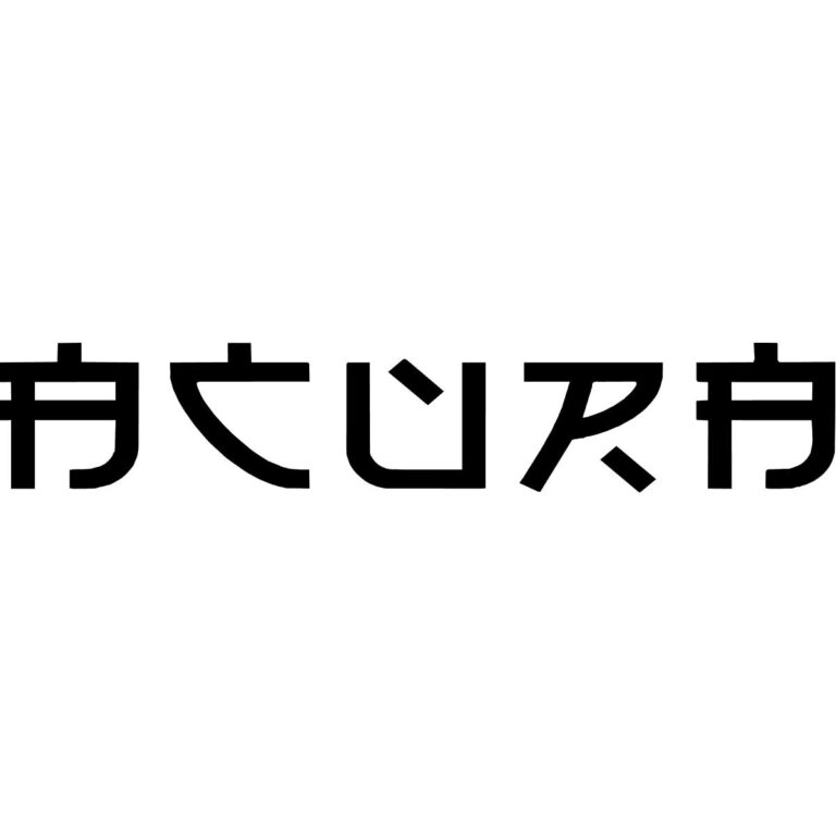 Acura Chinese Decal Sticker