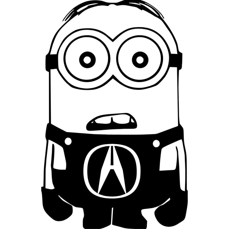 Acura Minion Decal Sticker