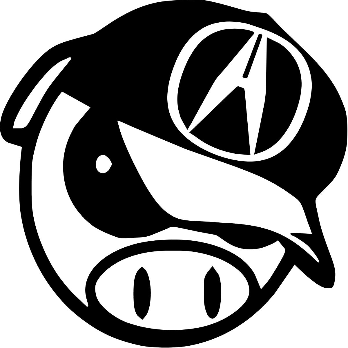 Acura Pig Decal Sticker