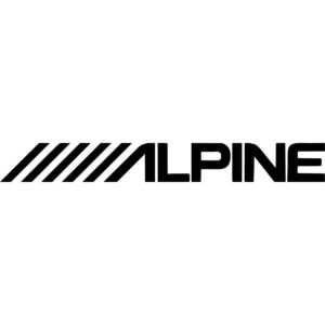 Alpine Audio Decal Sticker