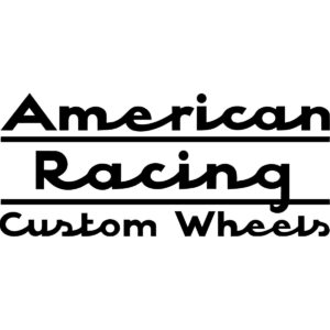 American Racing Custom Wheels Decal Sticker