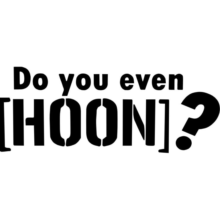 Do You Even Hoon? Decal