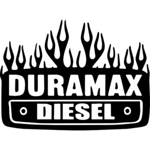Duramax Diesel Fire Decal