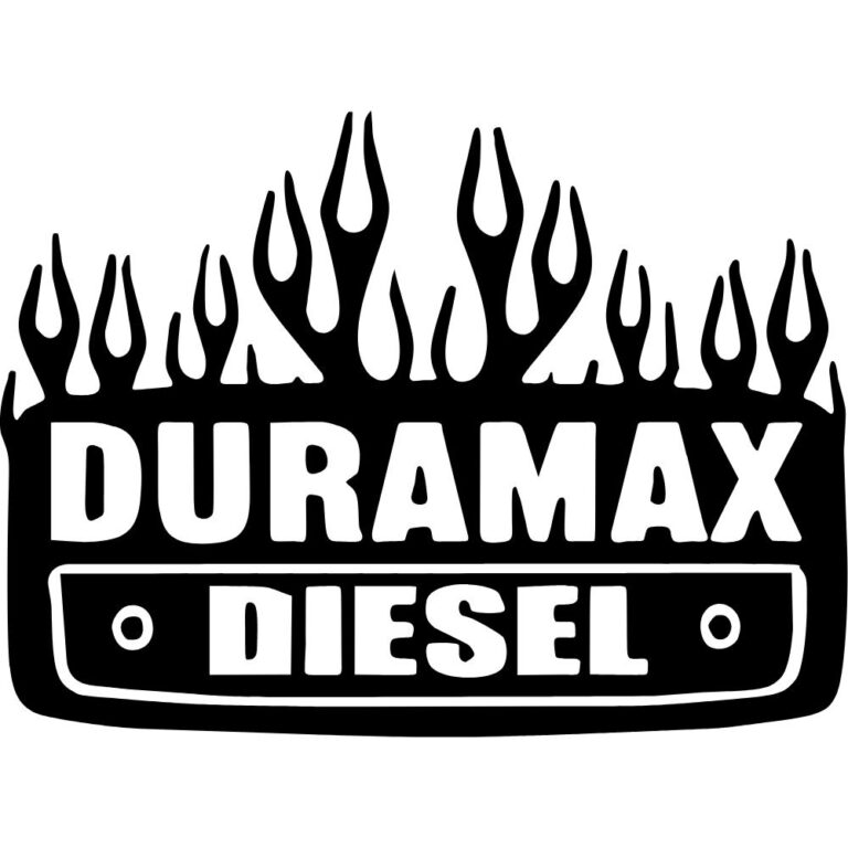 Duramax Diesel Fire Decal