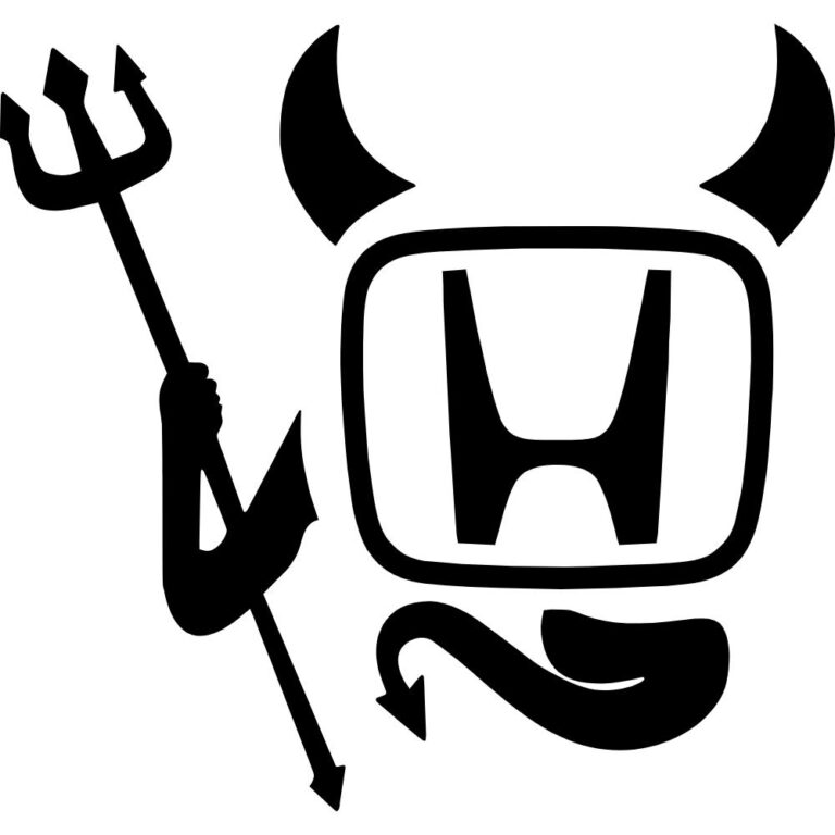 Honda Devil Decal