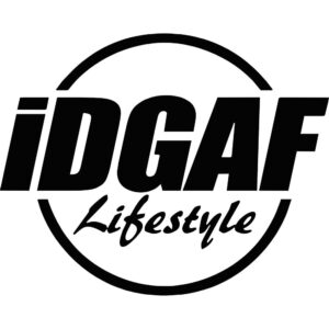 IDGAF Lifestyle Decal