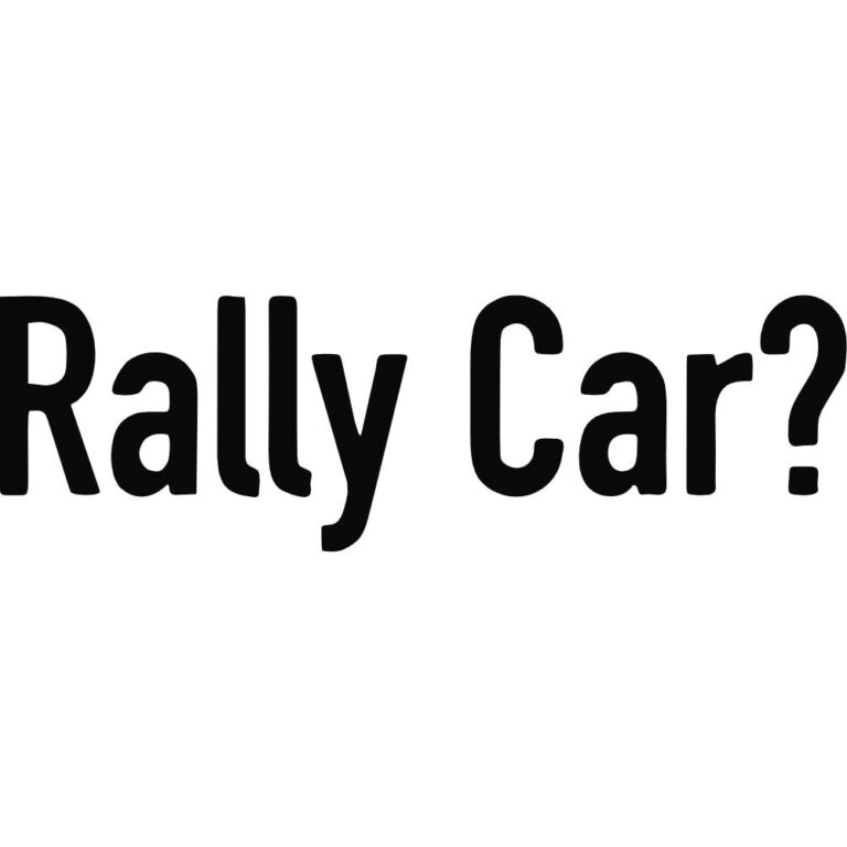 Rally Car? Decal