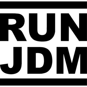 RUN JDM Decal