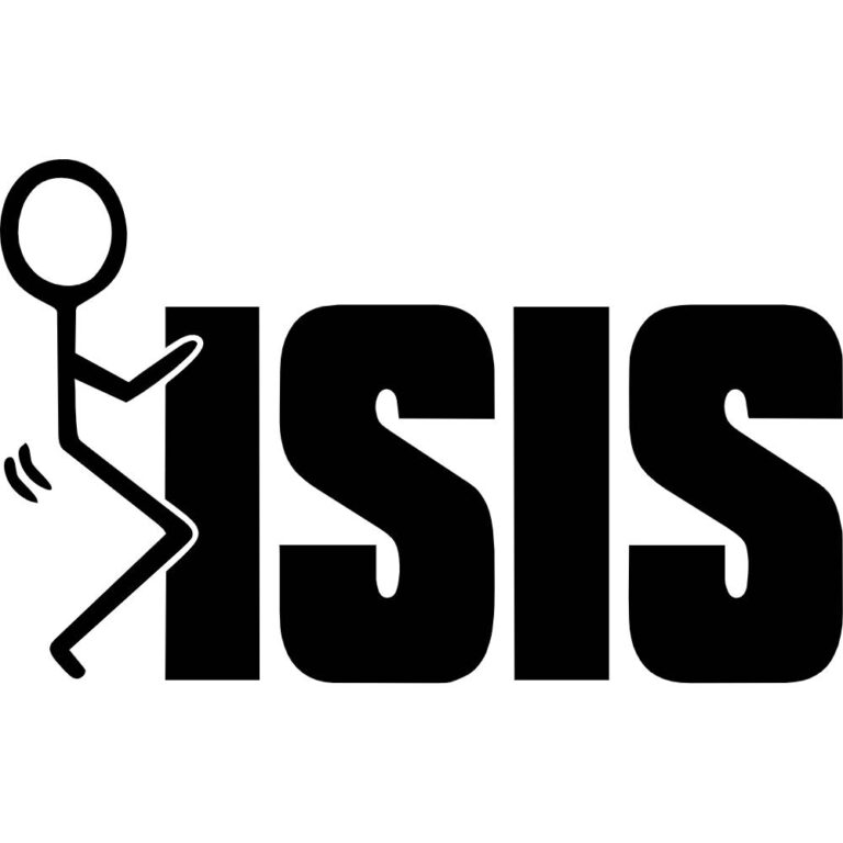 Screw Isis Decal