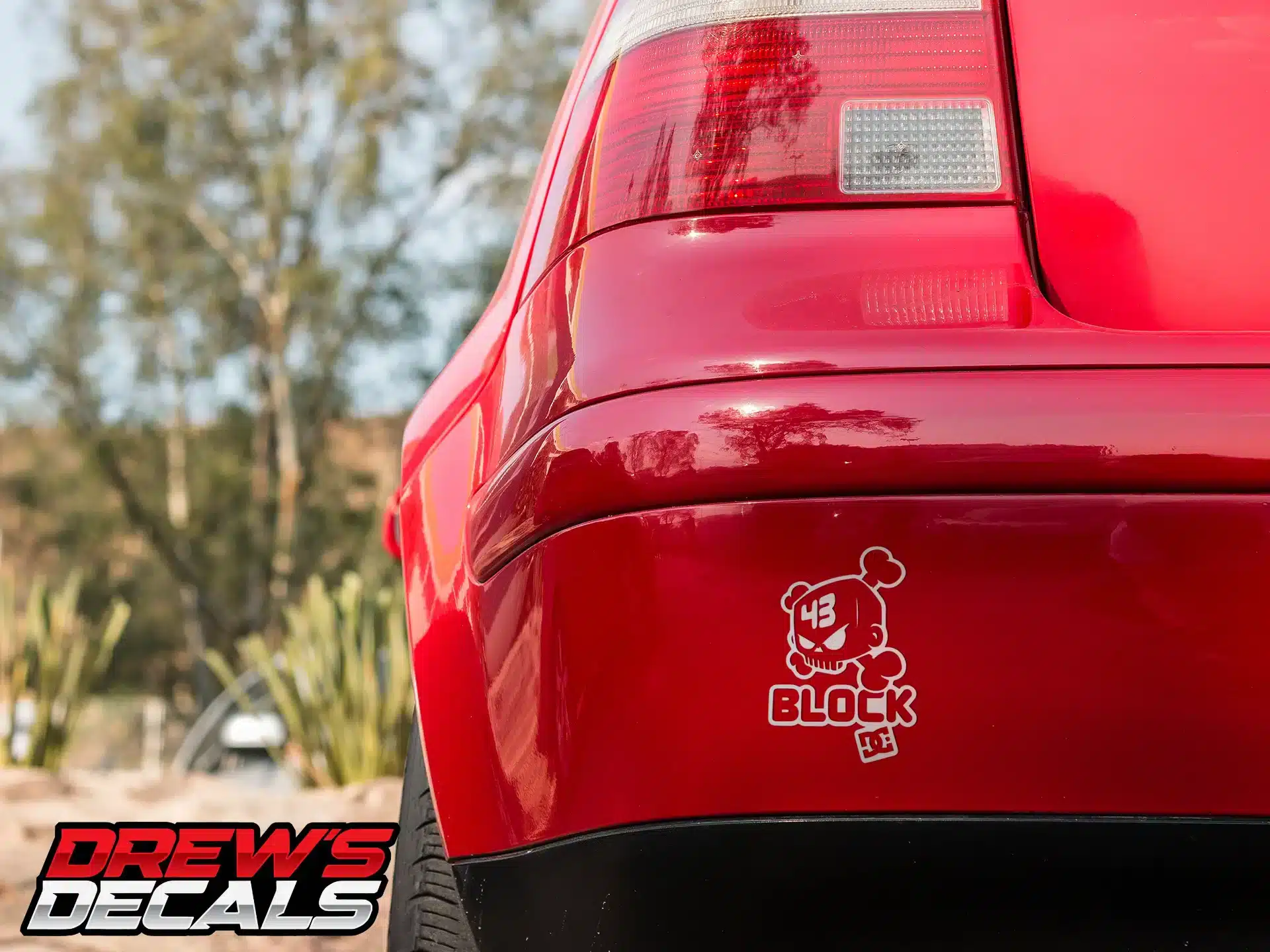 Ken Block Skull 43 Decal