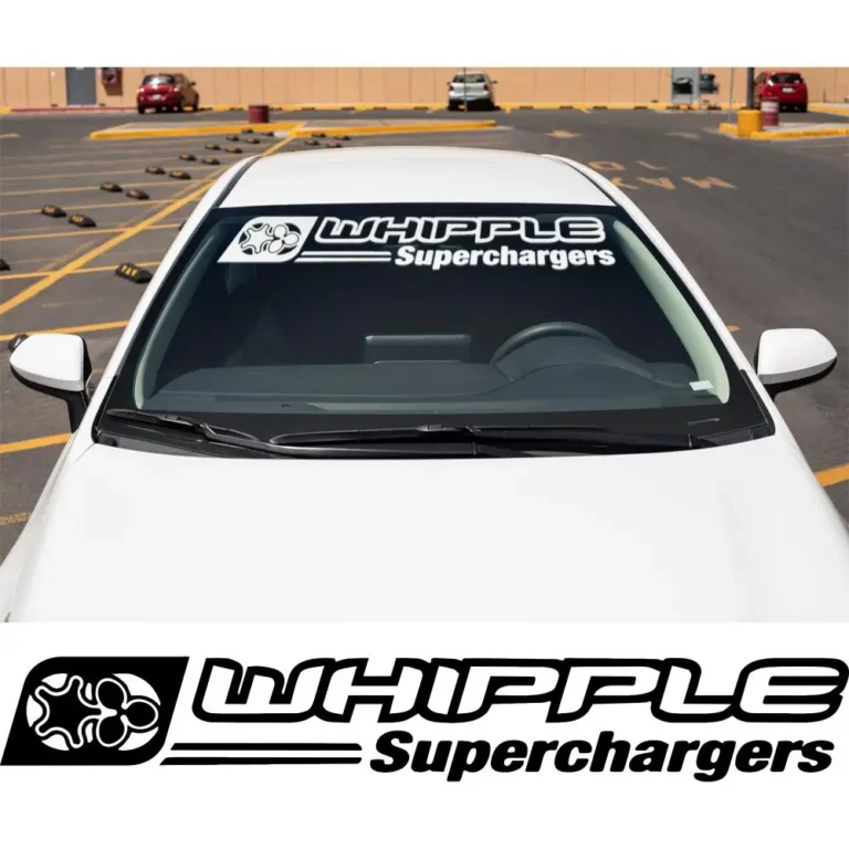 Whipple Superchargers Windshield Banner