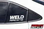 Weld Racing Wheels Decal