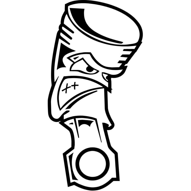 Angry Piston Decal