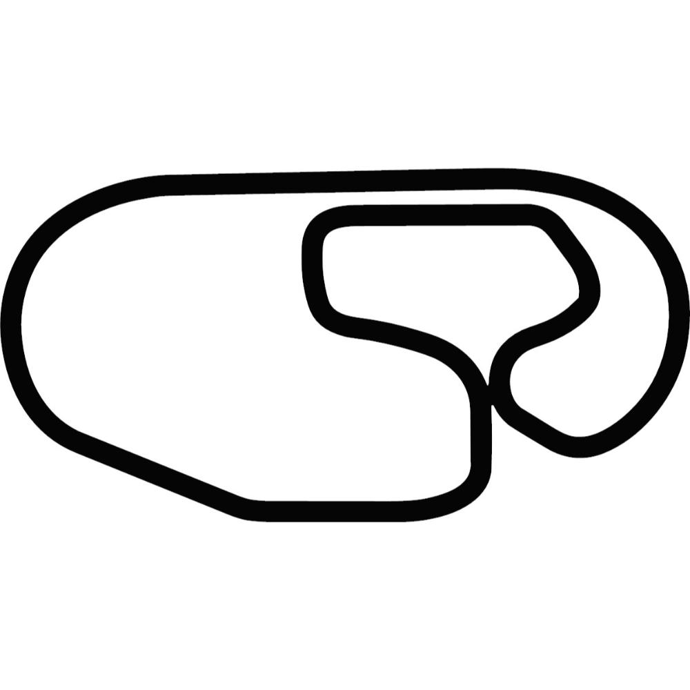 Charlotte Motor Speedway Road Course Decal