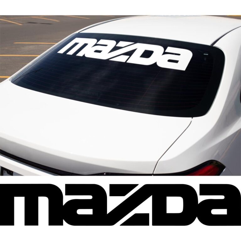 Mazda Windshield Banner