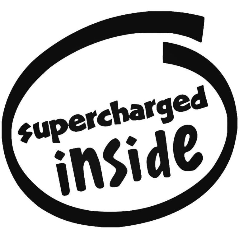 Supercharged Inside Decal