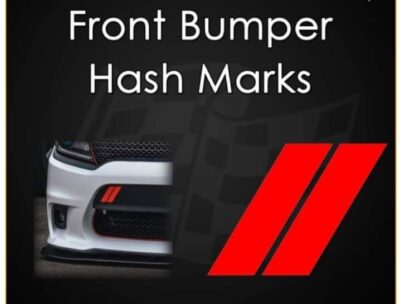 Dodge Mopar Front Bumper Hash Marks