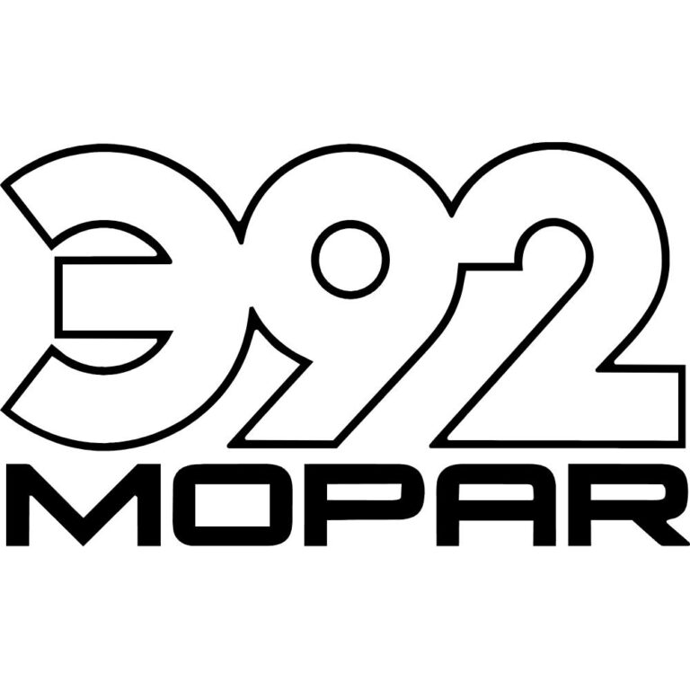 392 Mopar Outline Decal