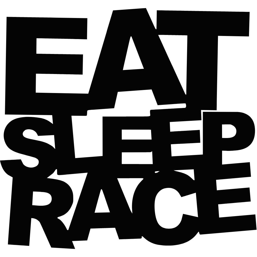 Eat Sleep Race Decal