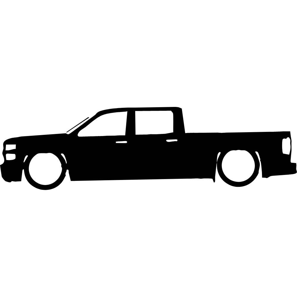 Chevy Silverado Silhouette Decal
