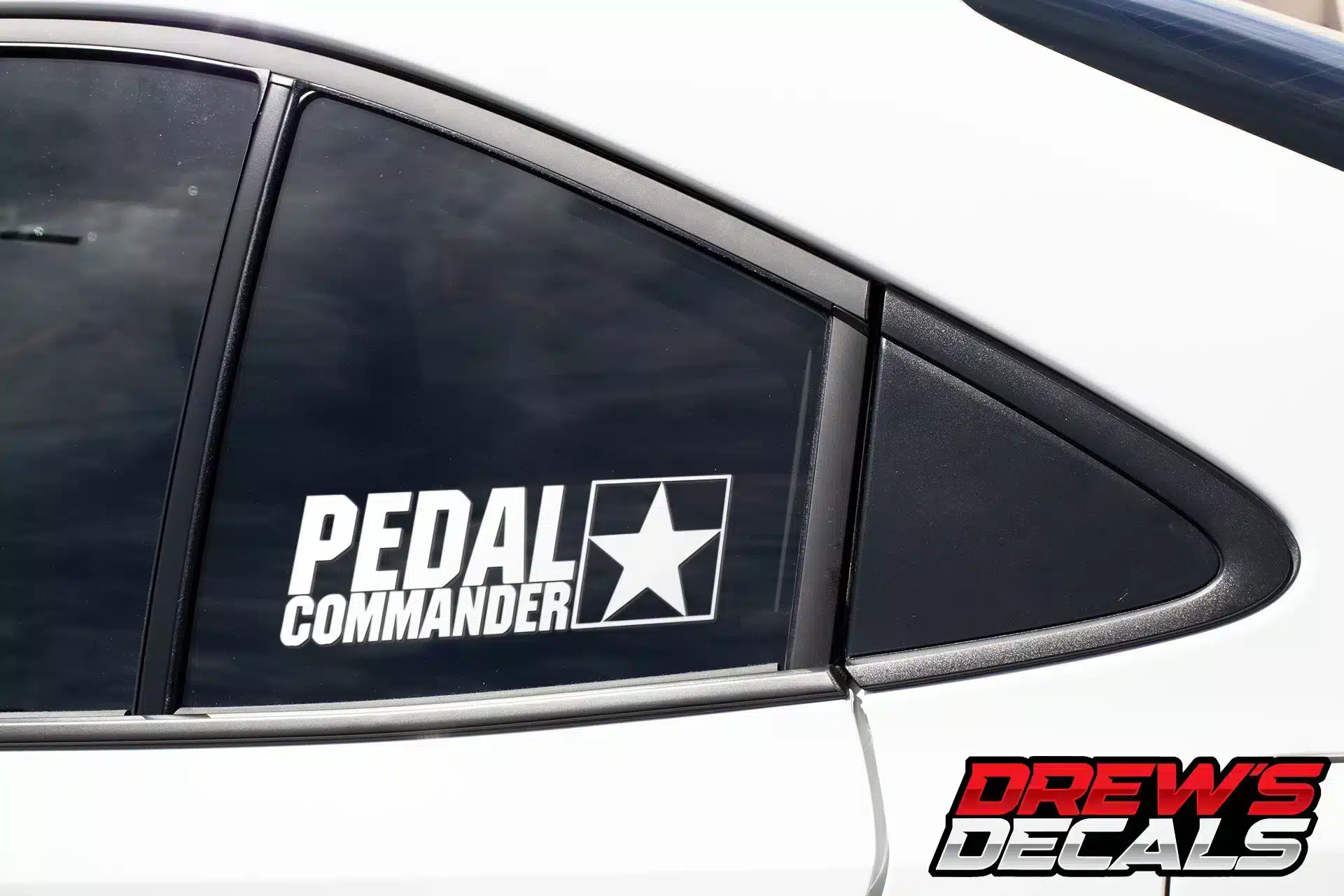 Pedal Commander Decal