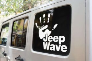 Jeep Wave Decal sticker