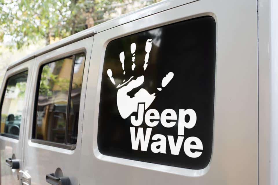 Jeep Wave Decal sticker