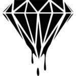 Diamond Drip Decal Sticker