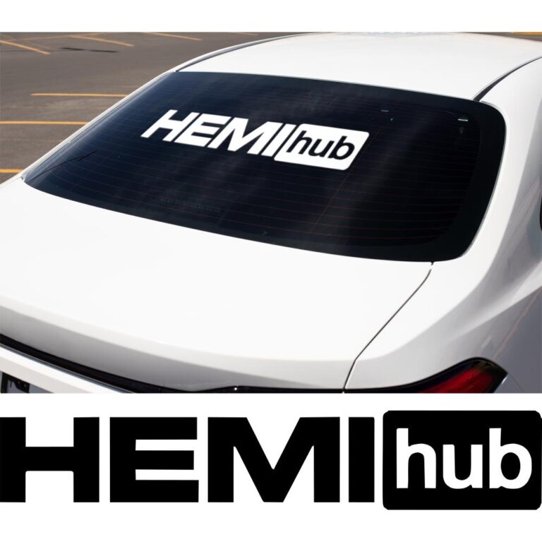 Hemi Hub Windshield Banner