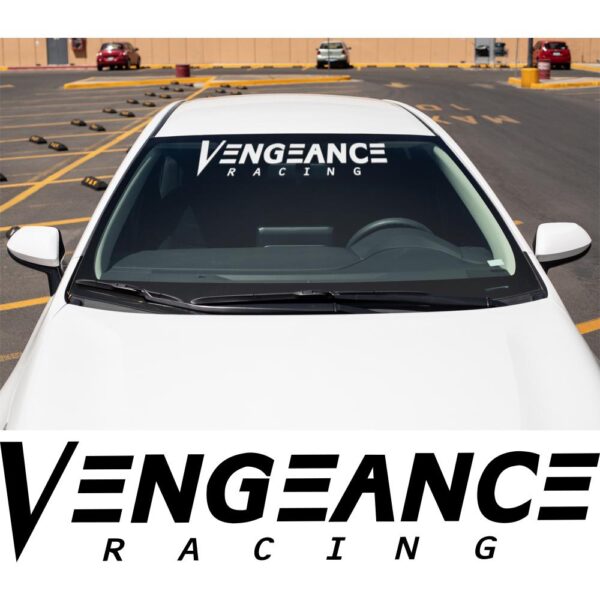 Vengeance Racing Windshield Banner